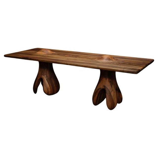 Wood TI01 Walnut Dining Table by Togigi For Sale - Image 7 of 7