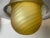 Metal Large Space Age Ufo Yellow Glass and Metal Hanging Lamp, 1970s For Sale - Image 7 of 15
