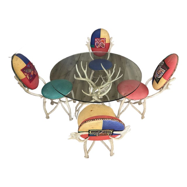 Antler Dining Set by Arthur Court For Sale