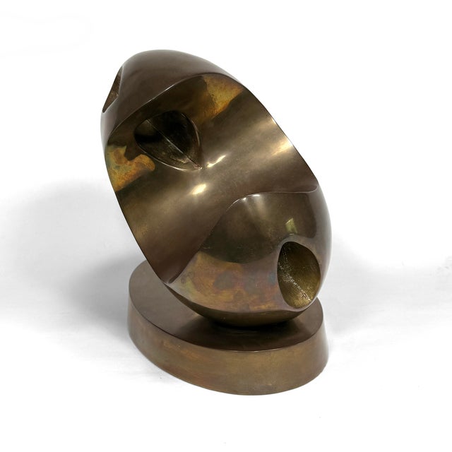 Mid-Century Modern Abstract Sculpture Attributed to Kirill Bergart For Sale - Image 3 of 12