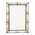 Impressive Venetian Glass and Brass Mirror With Lighting, Murano, Italy For Sale
