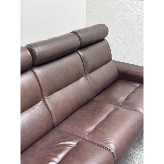 Ekornes Julia Stressless Leather Sofa Chairish