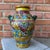 Vintage Italian Majolica Sgraffito Glazed Terracotta Urn or Vase For Sale - Image 11 of 11