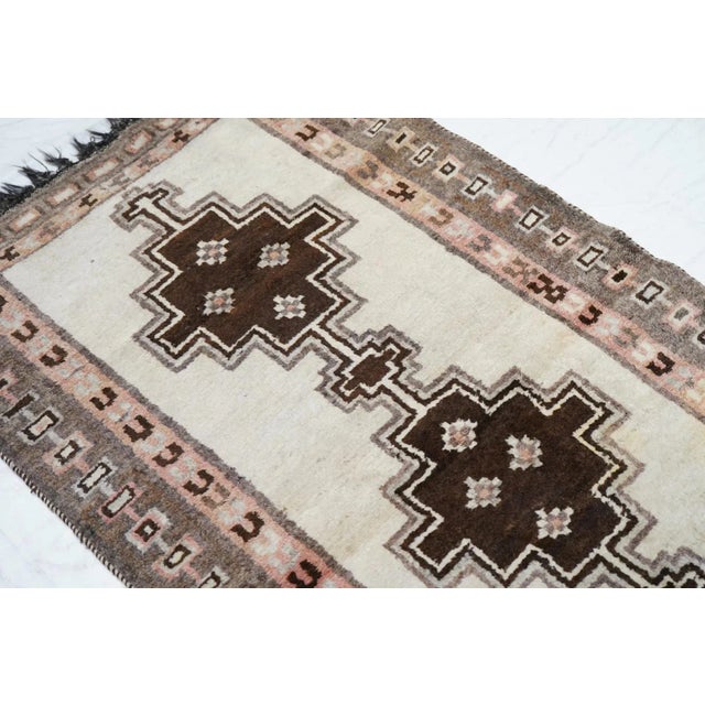 Textile Vintage Tribal Gabbeh Rug 3'3'' x 6'3'' For Sale - Image 7 of 10