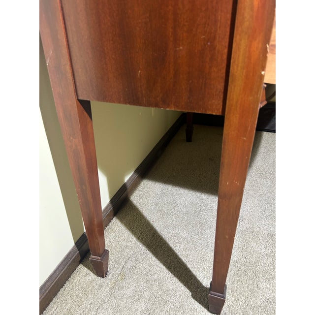 Antique Mahogany Curio Cabinet For Sale - Image 11 of 18