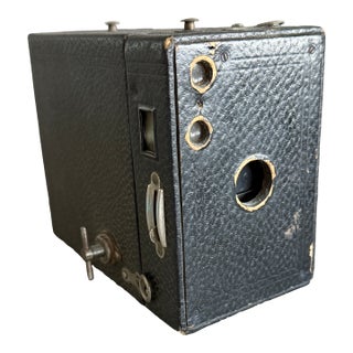 Antique Kodak Black Brownie No 2a Box Camera For Sale