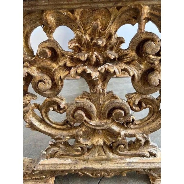 Ostrich Embossed Silvered Benches With Nailhead Trim Detail For Sale - Image 16 of 17