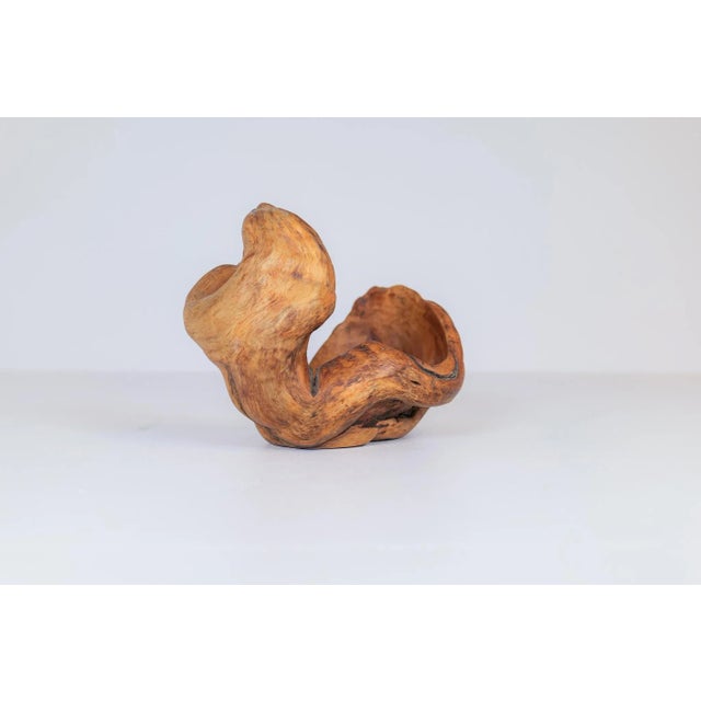 Swedish Folk Art Burl Bowl, 1960s For Sale - Image 3 of 12