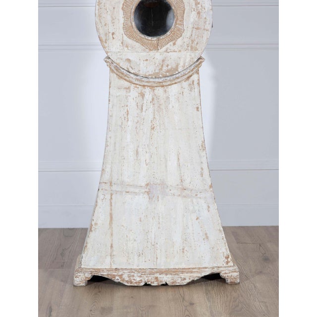 Rare 1820s Swedish Mora Clock with Original Paint and Mechanism For Sale - Image 12 of 16