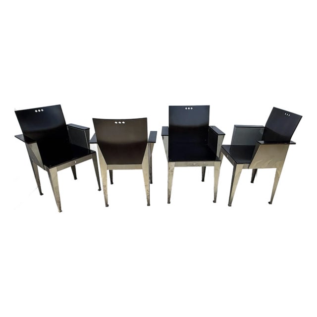Set of 4 "Eli Chairs" by Bruce Sienkowski From 90's For Sale