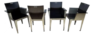 Set of 4 "Eli Chairs" by Bruce Sienkowski From 90's