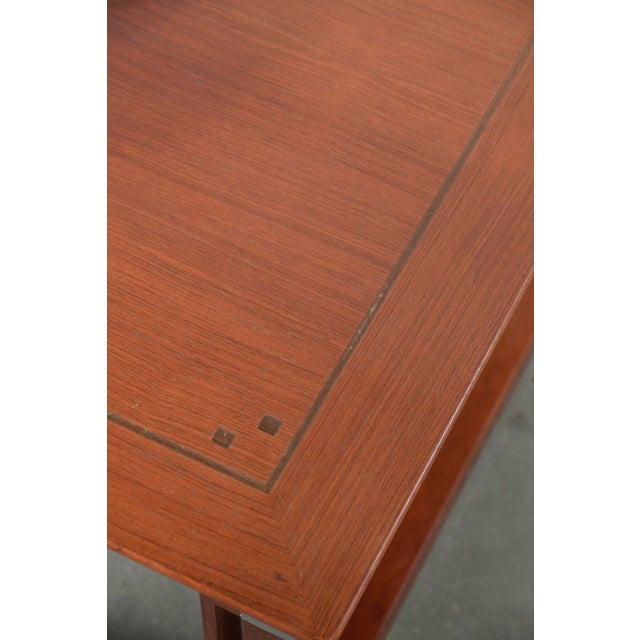 Brown Vintage Art Deco Square Coffee Table by Schuitema from the Decoforma Series For Sale - Image 8 of 14