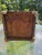 Brown Antique Arts & Crafts Carved & Pyrographic Iris Umbrella Stand, C. 1910 For Sale - Image 8 of 9