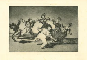 Francisco Goya, Disparate Alegre, 1875, Etching