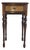 Sheraton Style Mahogany One-Drawer Stand With Burlwood Drawer Front For Sale