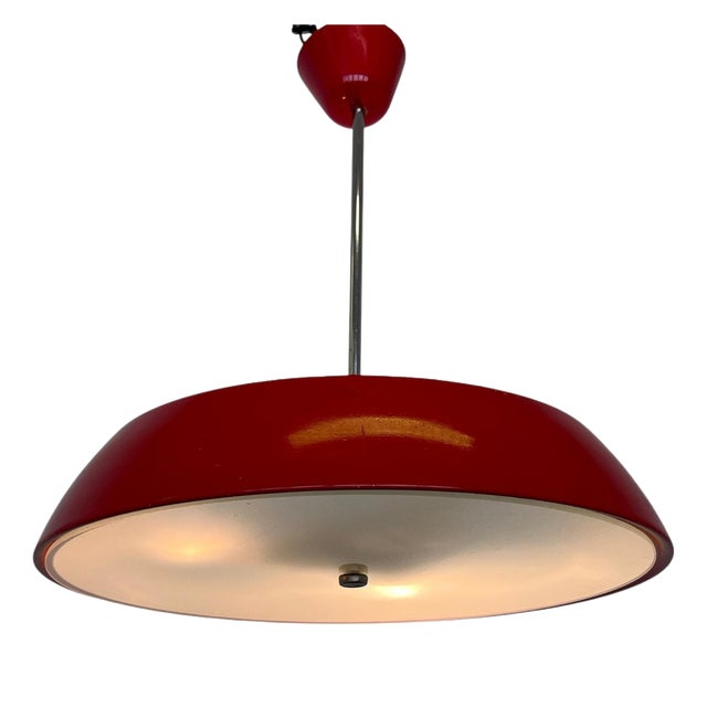 Mid-Century Space Age UFO Pendant attributed to Napako, 1970s For Sale