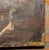 Early 20th Century Distressed Harbor Scene Painting With Figure For Sale - Image 9 of 12