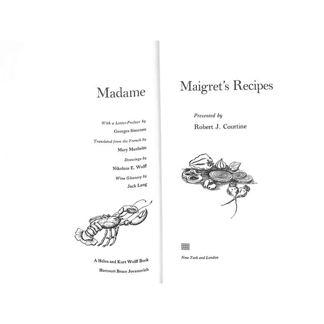 "Madame Maigret's Recipes" 1975 Courtine, Robert J. For Sale - Image 11 of 11
