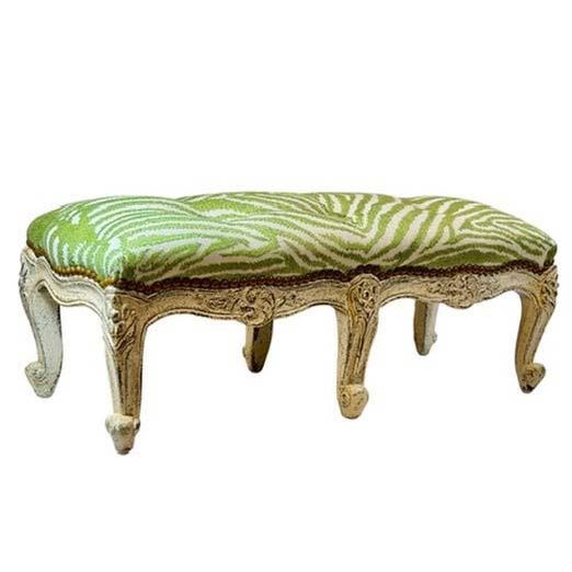 Wood 19th Century Swedish Upholstered Bench For Sale - Image 7 of 7