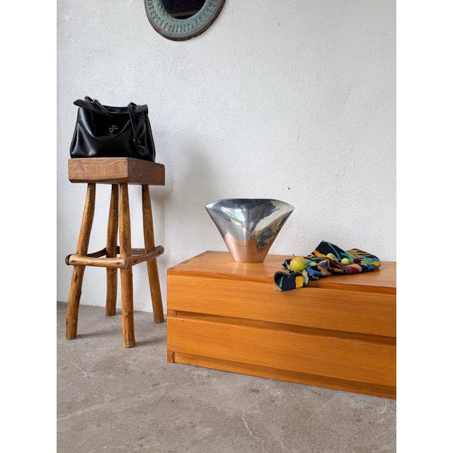 1970s Vase in Cast Aluminum, 1970s For Sale - Image 5 of 18
