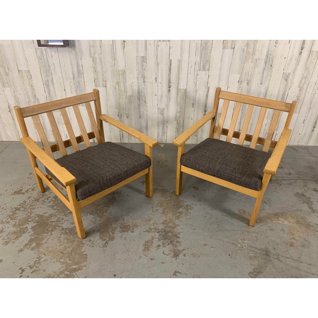 Hans Wegner for Getama Lounge Chairs For Sale - Image 9 of 12