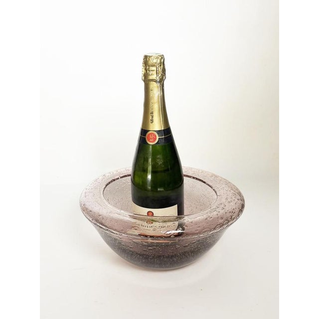 Biot Bubble Glass Salad Bowl or Catchall, France, 1970s For Sale - Image 4 of 11