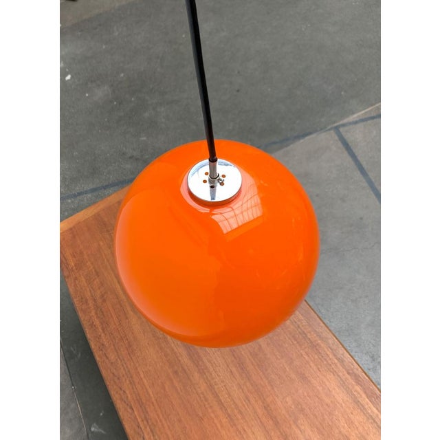 Vintage German Space Age AH 1 Glass Ball Pendant Lamp from Peill & Putzler, 1970s For Sale - Image 6 of 18