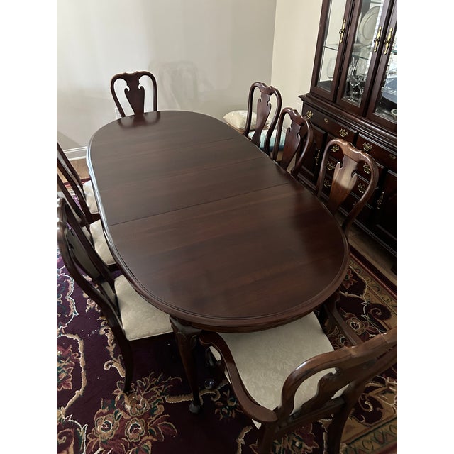 Kincaid Dining Table and Chairs Set of 9 Chairish