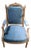 Louis XVI Style Armchair in Lacquered Wood, 1930s For Sale