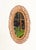 Large Oval Mirror in Bamboo, Rattan and Wicker by Franco Albini, Italy, 1970s For Sale - Image 3 of 11
