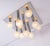 Glass Large Flushmounts in Chrome and Perlmut by Motoko Ishii for Staff, 1970s, Set of 2 For Sale - Image 7 of 14
