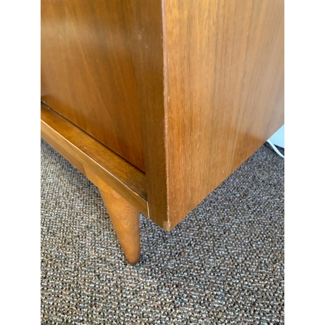 Mid Century Modern Walnut Nine Drawer by Basic Witz For Sale - Image 12 of 12