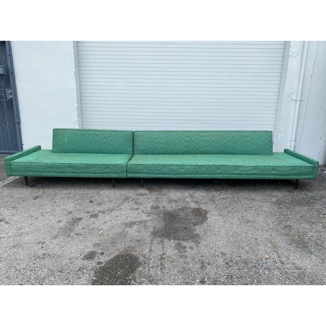 Mid-Century Modern 2-Piece Sectional Sofa - a Pair For Sale - Image 11 of 12