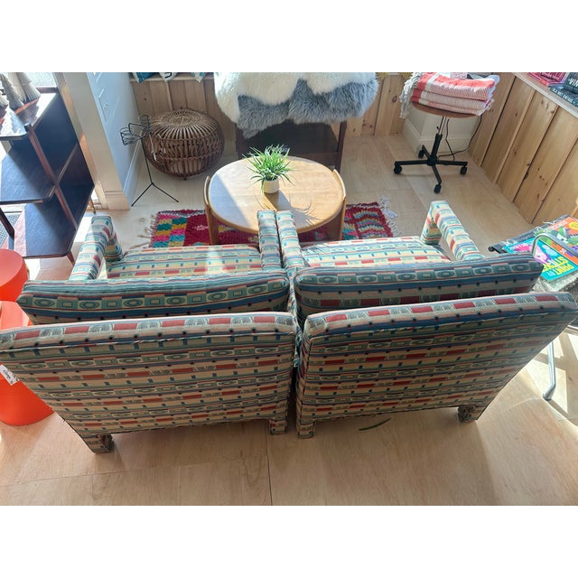 These were reupholstered in the mid 90’s so the tags are not present. I believe these to be actual Baughman but without...