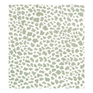 Large Fabric Remnant of Paolo Moschino for Lee Jofa Safari Linen in Celadon