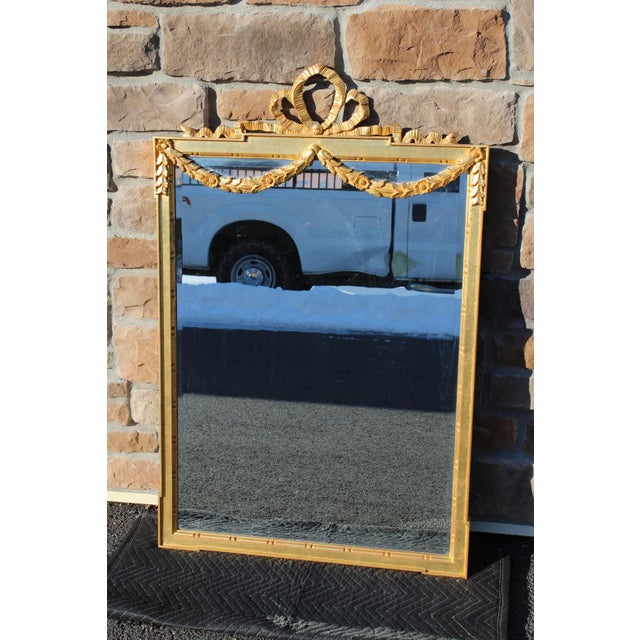 Baker Knapp & Tubbs Italian Giltwood Mirror in the Style of Louis XVI For Sale - Image 11 of 18