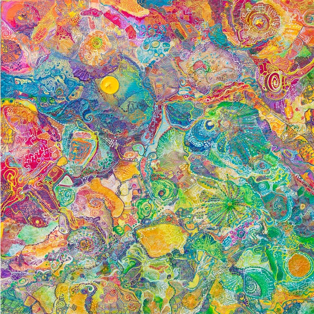 Alexander Arshansky, "Coral" Abstract Piece For Sale