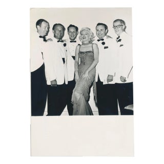 Marilyn Monroe with Announcers of the Klac Radio Station, Hollywood Blvd, 1953, Photograph For Sale