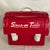 Red Red and White Snap-on Tools Ceramic Cookie Jar For Sale - Image 8 of 10