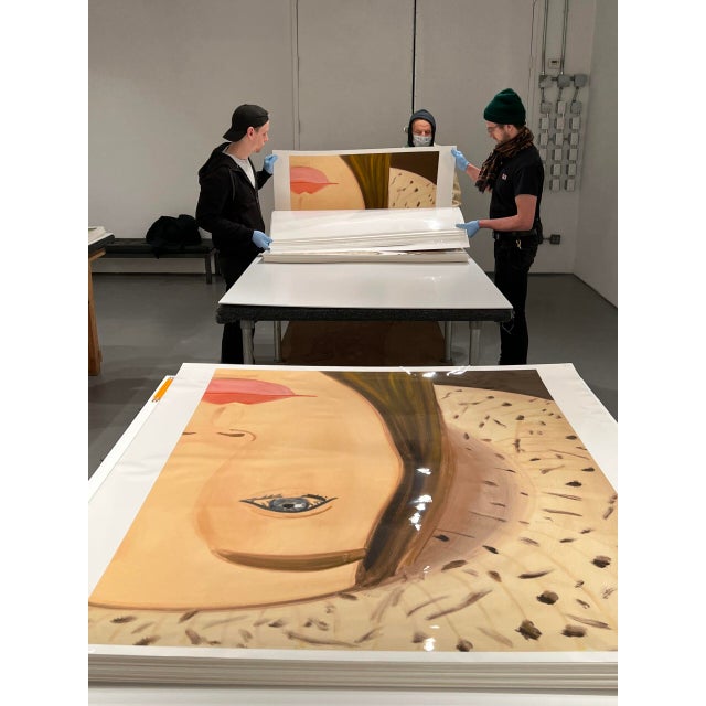 Alex Katz, Straw Hat 2, 2022, Archival Pigment Print For Sale - Image 3 of 4