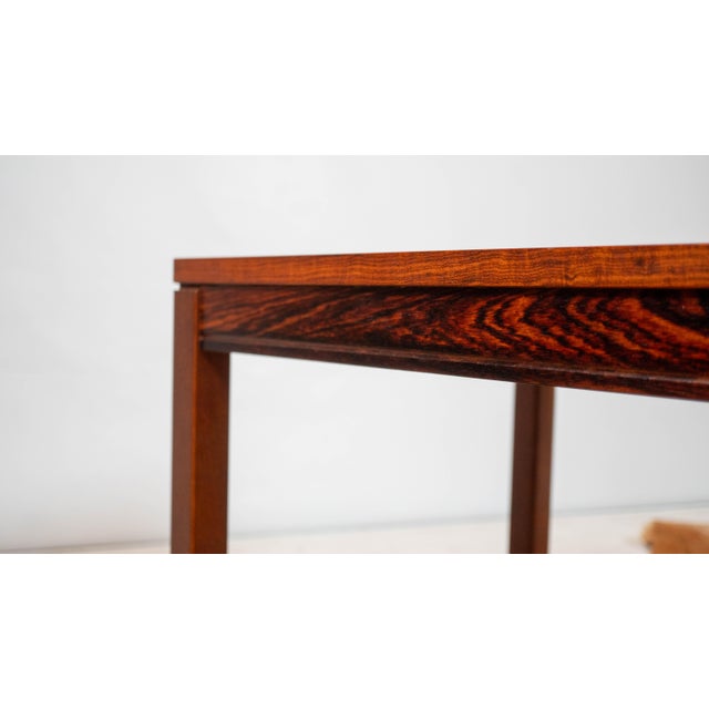 Vintage Scandinavian Heggen Rosewood Side Table For Sale - Image 13 of 16