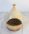 Vintage studio art pottery glazed vessel with front and top opening. Has drain hole on the bottom. Signed by artist on...