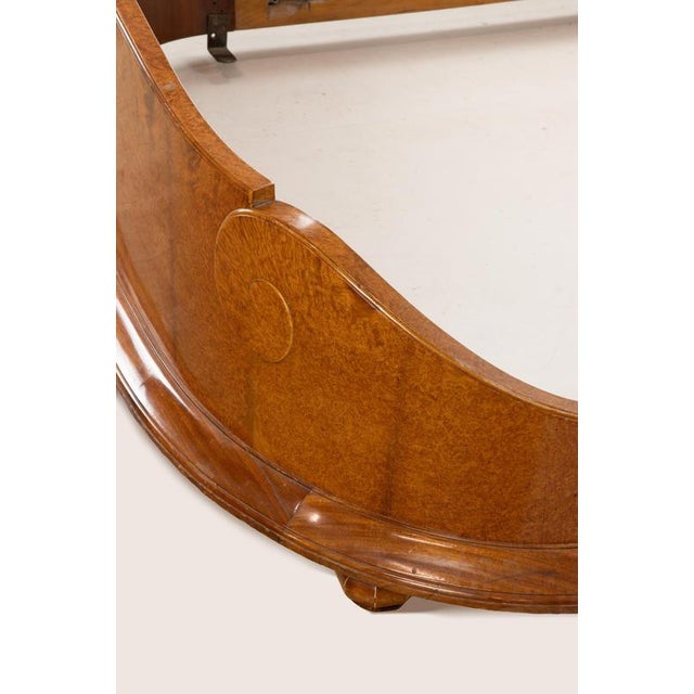 Art Deco Bed in Mahogany and Amboyn from Jules Leleu, 1923 For Sale - Image 10 of 18