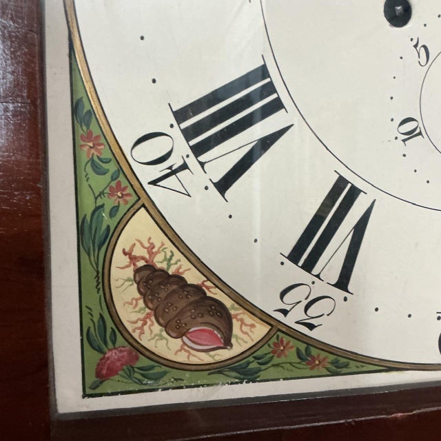 Georgian Mahogany Cased Rolling Moon Clock, 1800 For Sale - Image 4 of 7