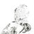 This Mid-Century Modernist hand-blown Murano glass figural sculpture, signed by renowned glass artist Loredano Rosin and...