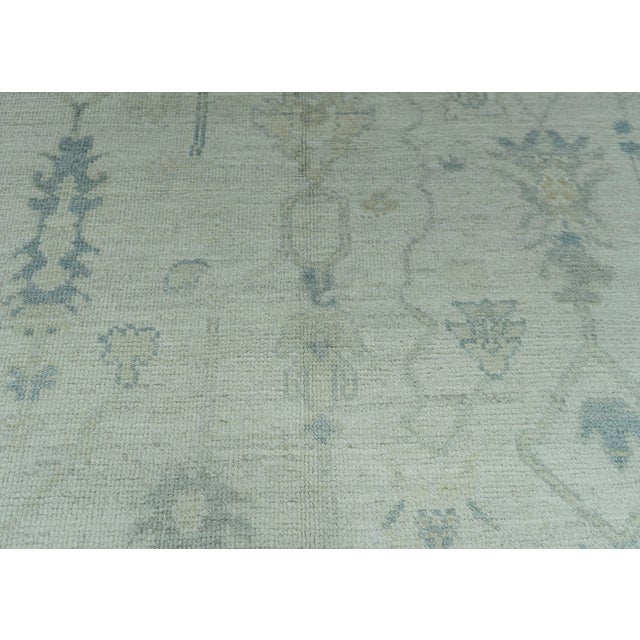 Turkish Turkish Oushak Rug 5'2" x 7'4" #19295 For Sale - Image 3 of 8