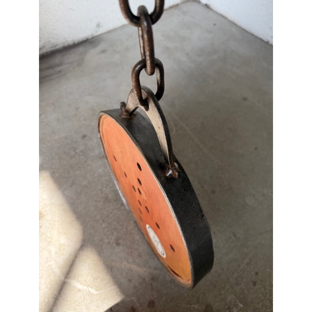 Brutalist Metal and Chain Mirror, 1950s For Sale - Image 10 of 18