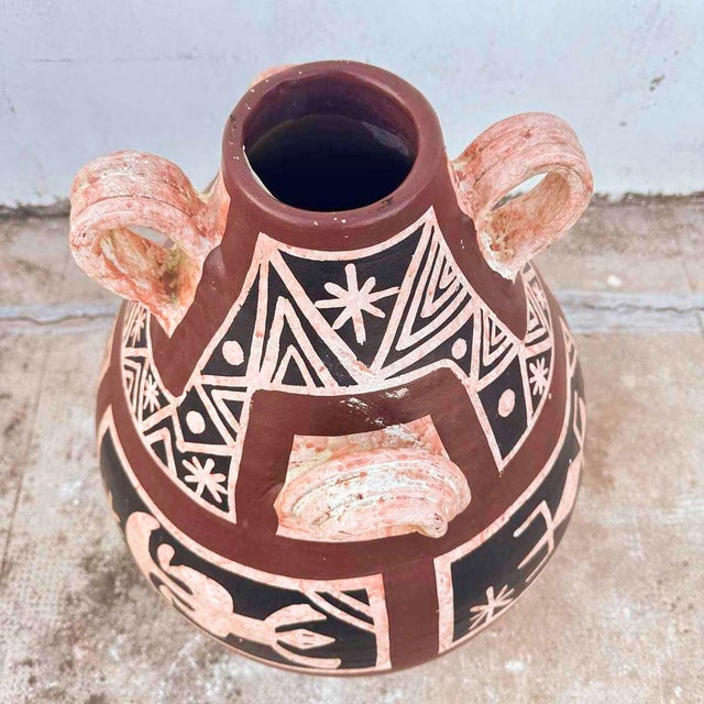 Vintage Ceramic Vase For Sale - Image 4 of 8