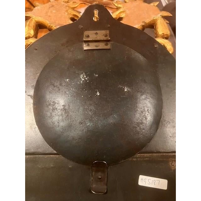 Gustavian Style Giltwood - Cartel Clock For Sale - Image 4 of 4