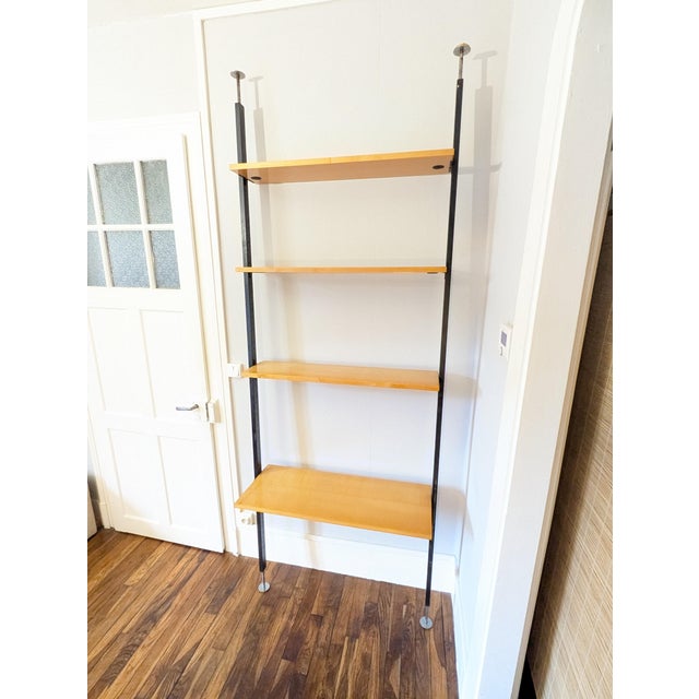 Photo 3: ai-edited for clarity: height extended to reach the ceiling. dimensions: w90 x h240/250 x d22/34 cm. modular...